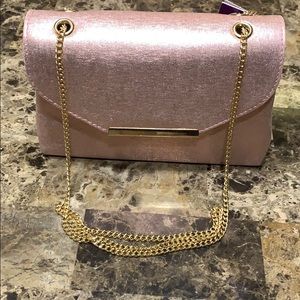👛Pink and gold, Fioni clutch 👛